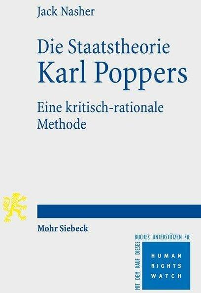 Produktbild Die Staatstheorie Karl Poppers (Deutsch, Jack Nasher, 2017)