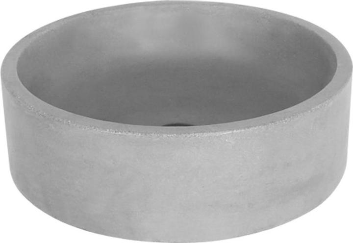 Differnz Marba - Washtafel beton lichtgrijs - Rond - 42 x 42 x 13 cm (420 mm, 420 mm)