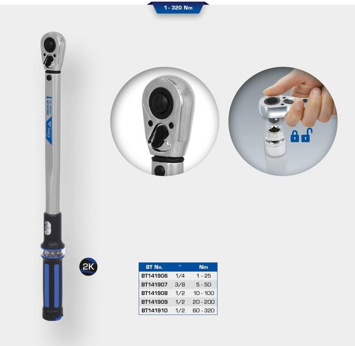 Produktbild Brilliant Tools BT141906 (1/4", 1 Nm, 25 Nm)