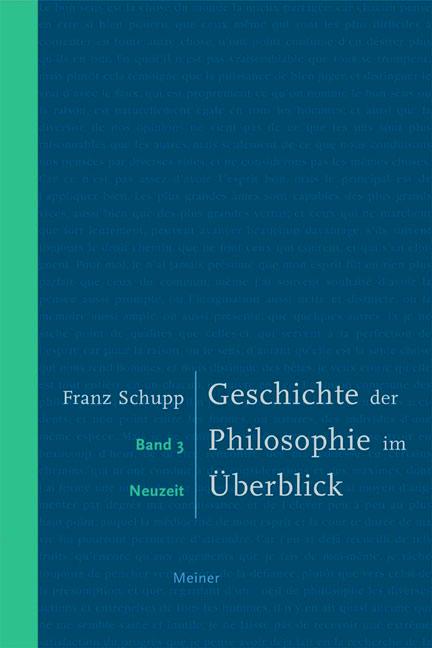 Produktbild Geschichte der Philosophie im Überblick 3 (Deutsch, Franz Schupp, 2007)