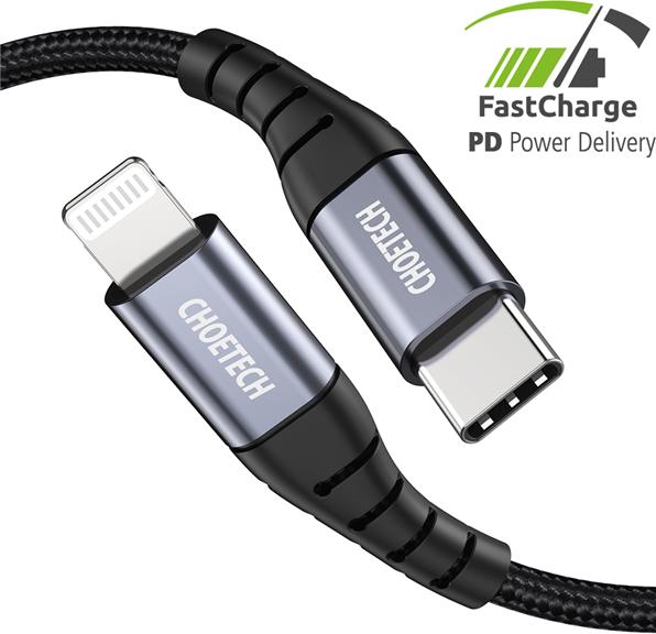 Immagine prodotto Choetech Cavo USB-C/Lightning>80cm (1.20 m, USB 2.0, 18 W)