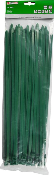 Produktbild ProPlus Kabelbinder 7,8 x 370 mm / 50 Stück grün (370 mm, 50 Stk.)