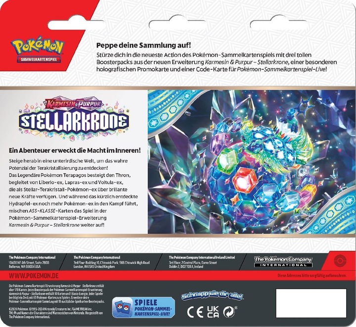 Produktbild Pokémon TCG KP07 pack 3 blister Blister (Deutsch, Blister Pack)