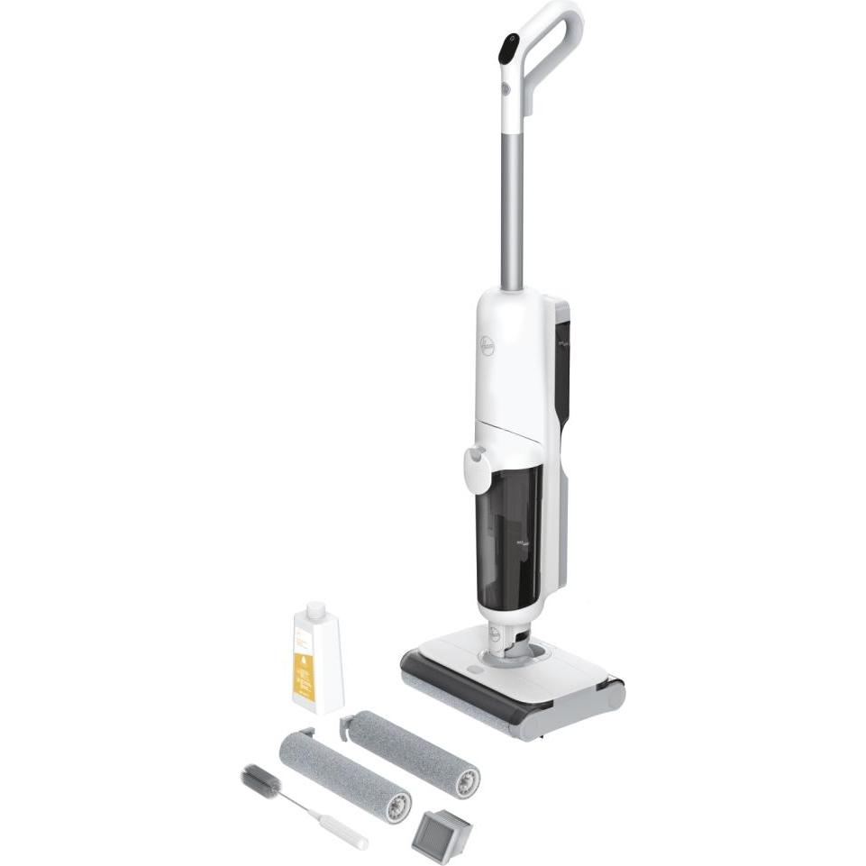 Hoover HW500 011, Dampfreiniger, Weiss, Grau