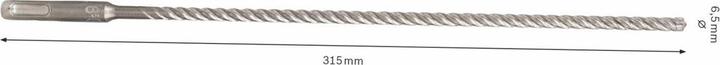 Image du produit Bosch Professional Zubehör Foret marteau 6.5 mm Accessorie (6,5 mm)