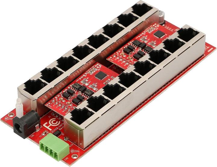 Produktbild Extralink ACTIVE POE INJECTOR 8 PORT GIGABIT 802.3AT/AF MODE A - - 8-Port Gigabit Ethernet (802.3af (PoE), 802.3at (PoE+))