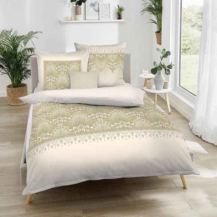 Immagine prodotto Kaeppel Biancheria da letto Castoro Venezia oliva (Copripiumino, 80x80 cm, 135x200 cm)