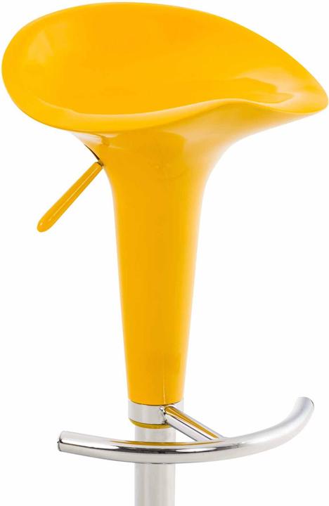 Actual product image CLP Bar stool Saddle, yellow