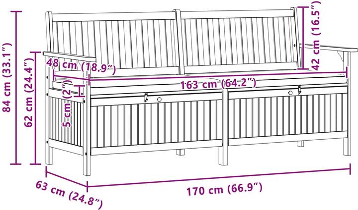 Produktbild vidaXL Gartenmöbel