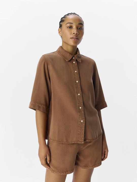 Image du produit Object Kurzärmeliges Jeanshemd (S)