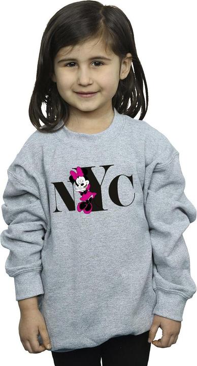 Actual product image Disney Girls Minnie Mouse NYC Sweatshirt (152, 158)