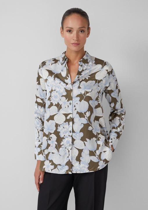 Immagine prodotto s.Oliver Bluse Satinbluse mit floralem All-over-Print (46)