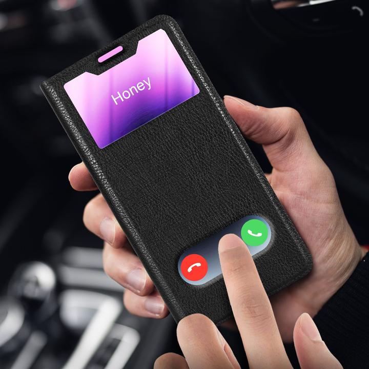Produktbild Cadorabo Book Hülle mit Doppelfenster für Huawei P20 (Cubot P20)