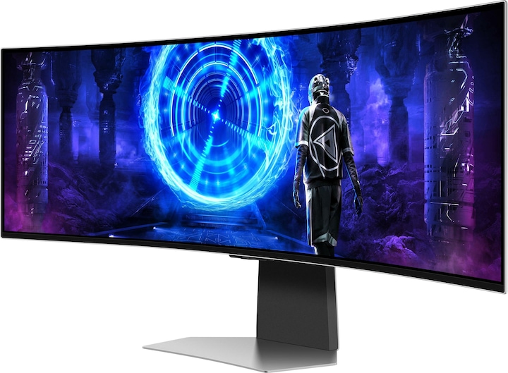 Actual product image Samsung Odyssey OLED G9 G95SD (5120 x 1440 pixels, 49")