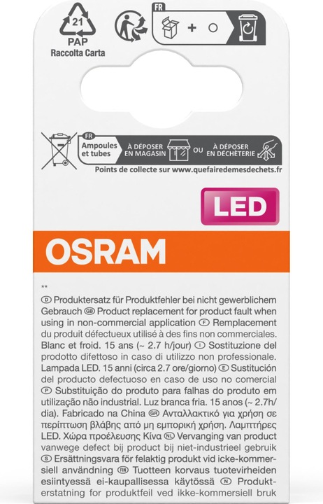 Produktbild Osram Led Star Mr16 (GU5.3, 2.60 W, 210 lm, 1 x, F)