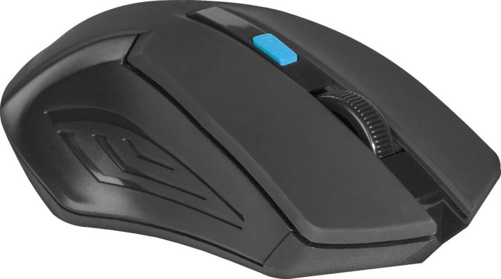 Actual product image Defender MOUSE ACCURA MM-275 RF BLACK AND BLUE OPTICAL 1600DPI 6P (Wireless)