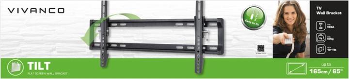 Image du produit Vivanco Support TV mural, tilt, VESA 600, 50kg (50 kg)