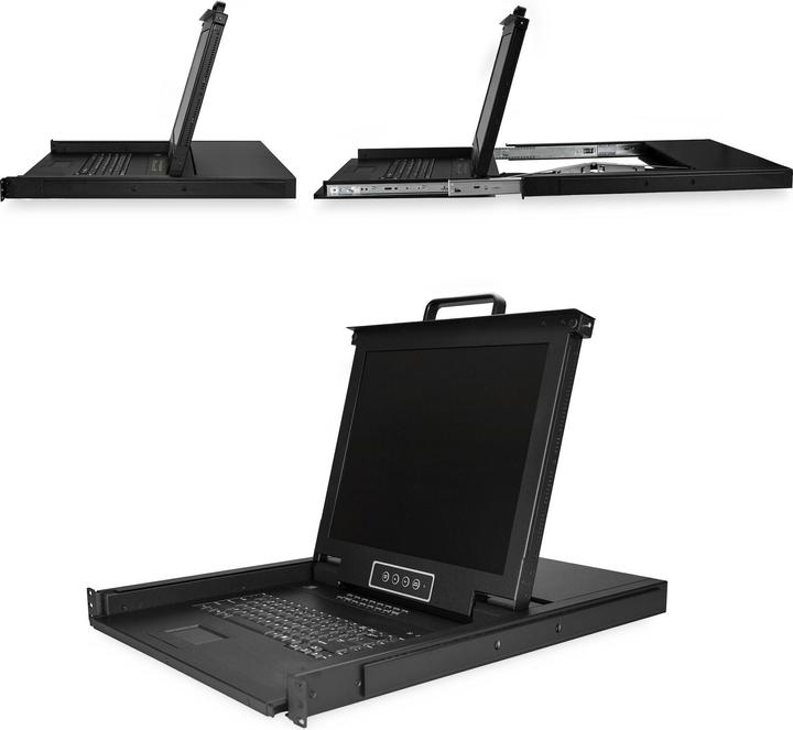 Produktbild StarTech 1HE 16 Port KVM Konsole für server Racks - VGA KVM - 17 Zoll - KVM-Konsole mit K