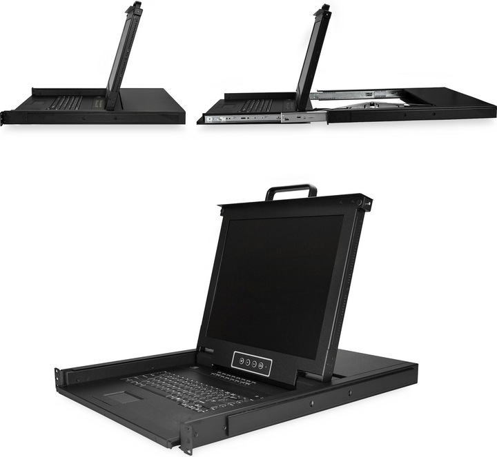 Immagine prodotto StarTech Console KVM 1U 16 porte per rack di server - VGA KVM - 17 pollici - Console KVM con K