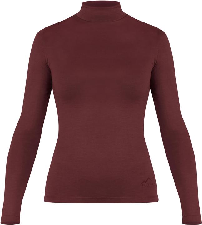 Actual product image Normani Ladies' merino longsleeve with stand-up collar "Romsey" - 9561 (XS)