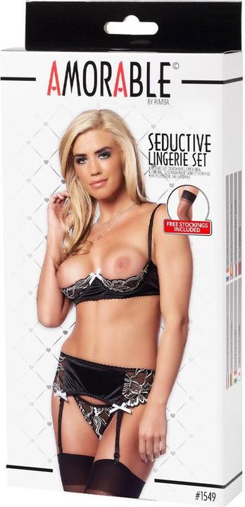 Image du produit Amorable by Rimba Amorable Ensemble Lingerie Séduisante -L-XL (L, XL)