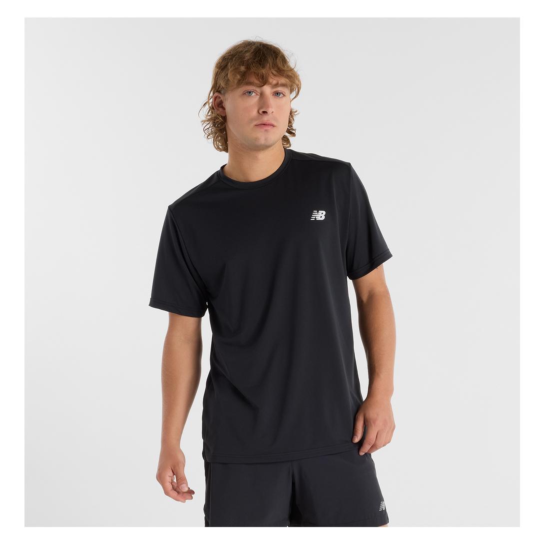 New Balance, Herren, Sportshirt, Sport Short Sleeve T-Shirt (Xxl), Schwarz, Xxl