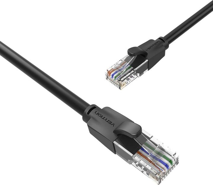 Immagine prodotto Vention Cavo patch UTP Cat.6, nero, 10m (U/UTP, CAT6, 10 m)