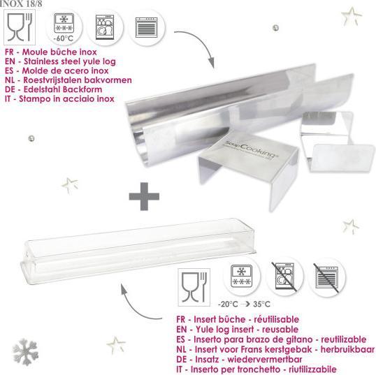 Produktbild ScrapCooking Baumstammform mit Zusatzform
