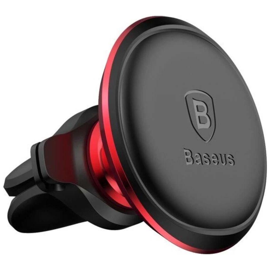 Baseus Držák do auta Magnetic Air Vent Red OS, Supporto per smartphone, Rosso