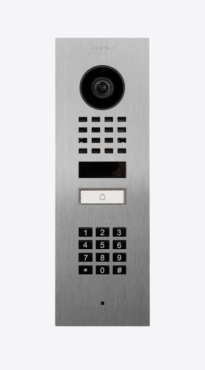 Actual product image Doorbird D1101KV Flush-mounted V2A IP video door intercom stainless steel (brushed) (Cable, Ethernet, Wi-Fi)