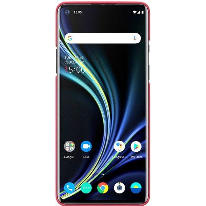 Thumbnail - Nillkin Super Frosted Shield Series (Oneplus 8), Smartphone Hülle, Rot