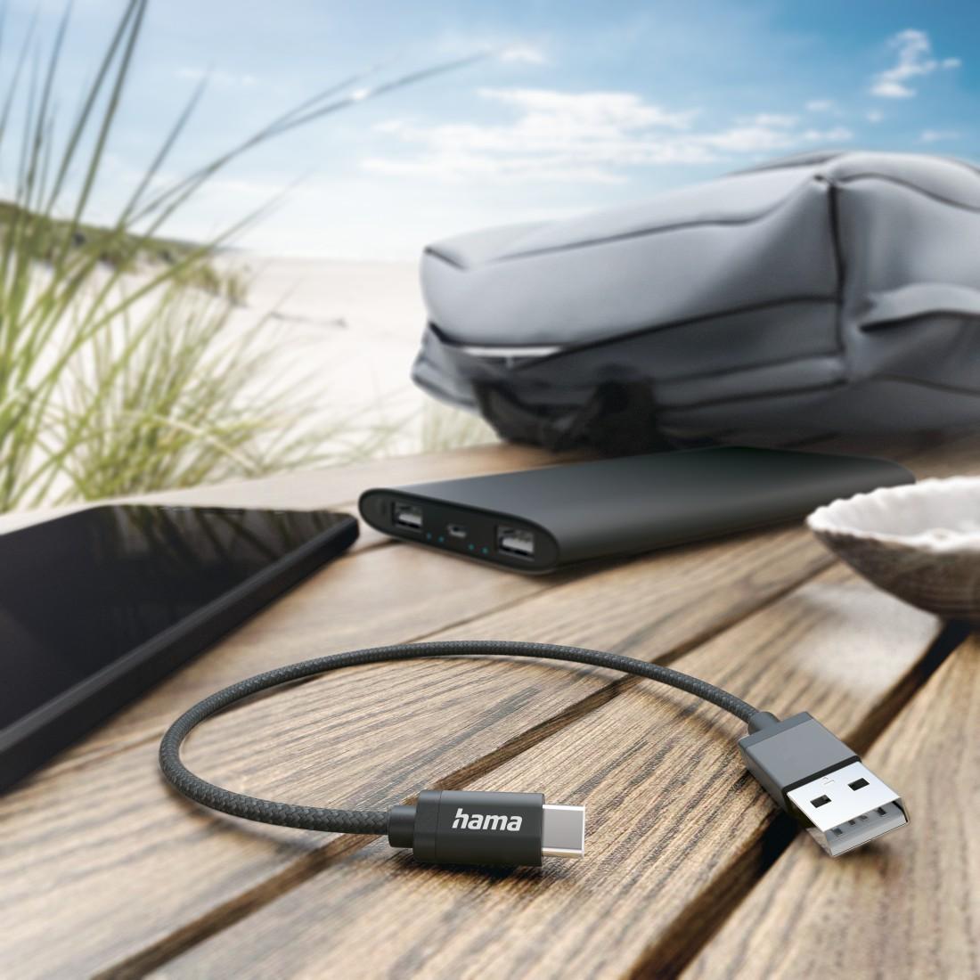 Thumbnail - Hama USB A – USB Typ C (0.20 m, USB 2.0), USB Kabel