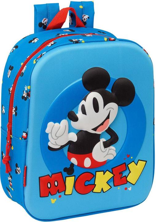 Actual product image Mickey Mouse Club House School backpack Mickey Mouse Clubhouse Blue 22 x 27 x 10 cm 3D
