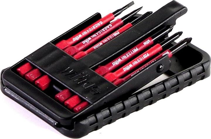 Produktbild Wiha Bit Set slimBit electric Schlitz Phillips Pozidriv in slimBitBox (Schlitz, Phillipps-Kreuzschlitz (PH), Pozidriv-Kreuzschlitz (PZ))