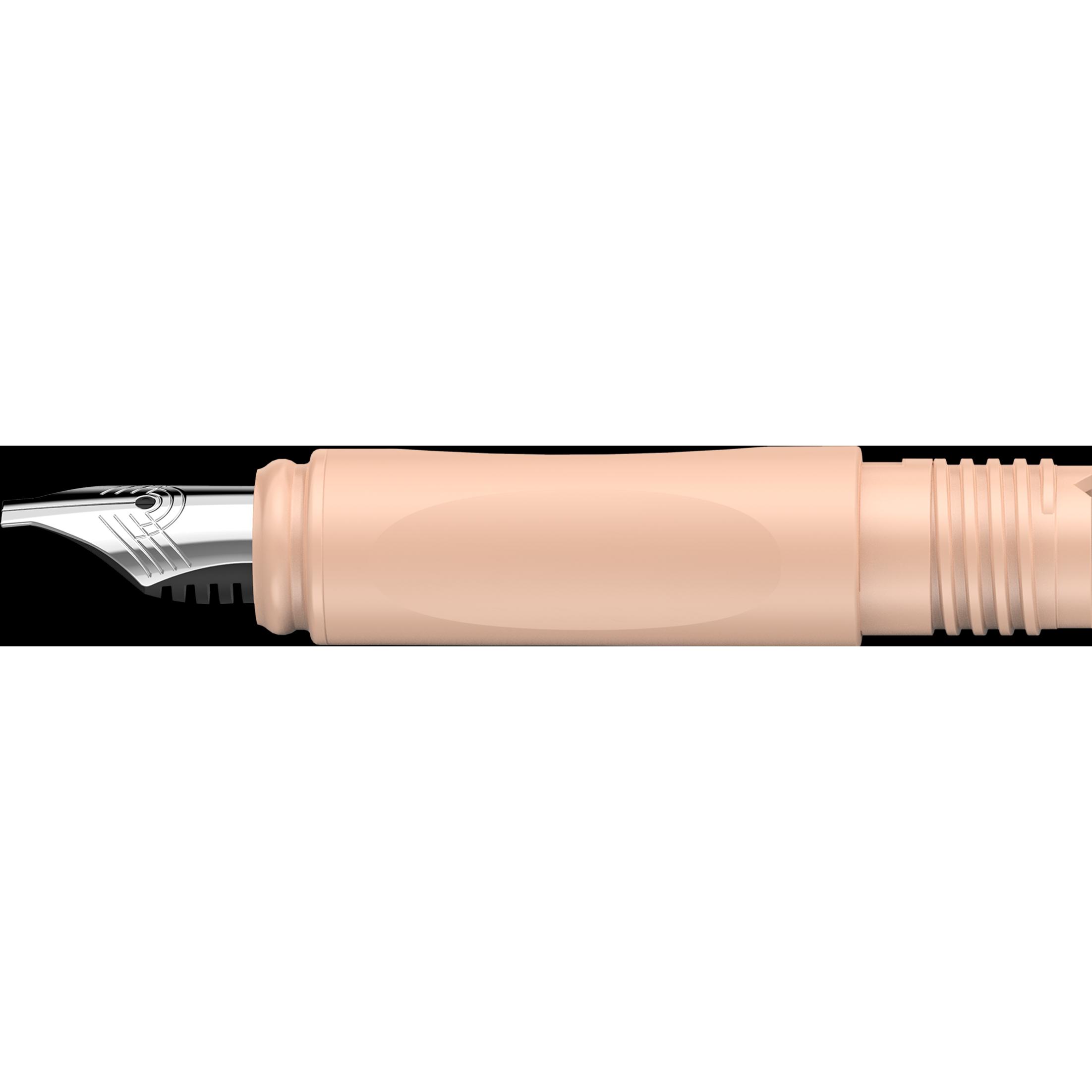 Schneider, Schreibstifte, Schreibfeder für Füllhalter Callissima inkl. Vorderteil apricot 1,8 mm (Apricot, 1 x)