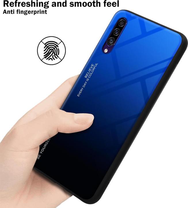 Actual product image Cadorabo TPU 2 colors glass cover (Samsung Galaxy A30s, Samsung Galaxy A50s)