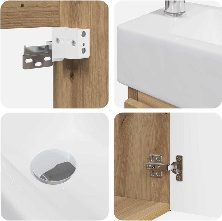 Actual product image vidaXL Badezimmer-Waschtisch (455 mm, 225 mm)