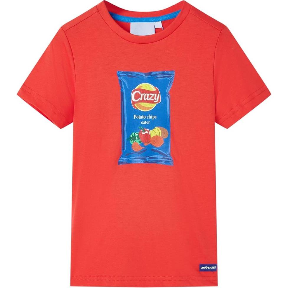 VidaXL, Jungen, Shirt, Jensen, Rot, (116)