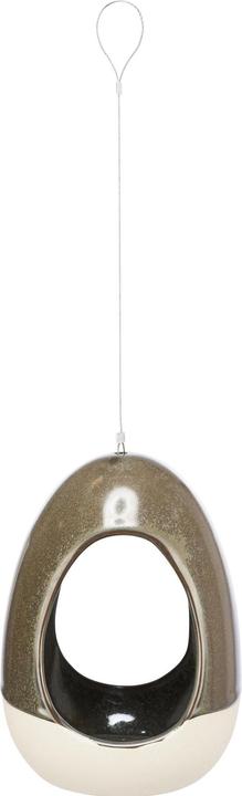 Trixie Hängende Wasserschale für Vögel, Keramik, 150 ml/ø12x16 cm, grün