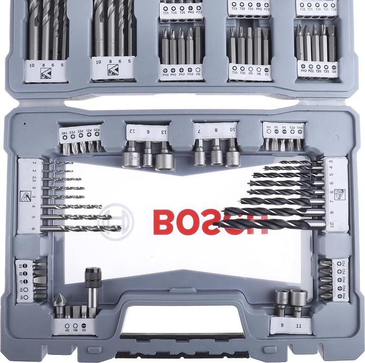 Produktbild Bosch Professional Zubehör 105-tlg. Premium X-Line Bohrer- und Schrauber-Set (6 mm, 10 mm, 7 mm, 3 mm, 5 mm, 8 mm, 9 mm, 4 mm)