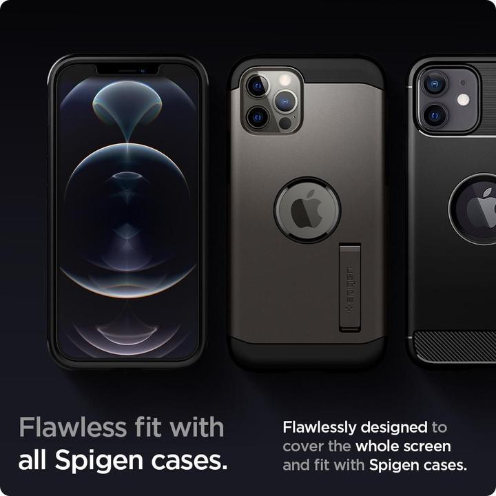 Actual product image Spigen tR EZ Fit (2 Piece, Apple iPhone 12, Apple iPhone 12 Pro)