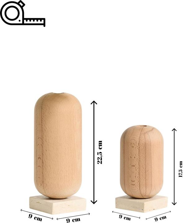 Produktbild Hanah Home Vasio Duo Vase Set (2 x)