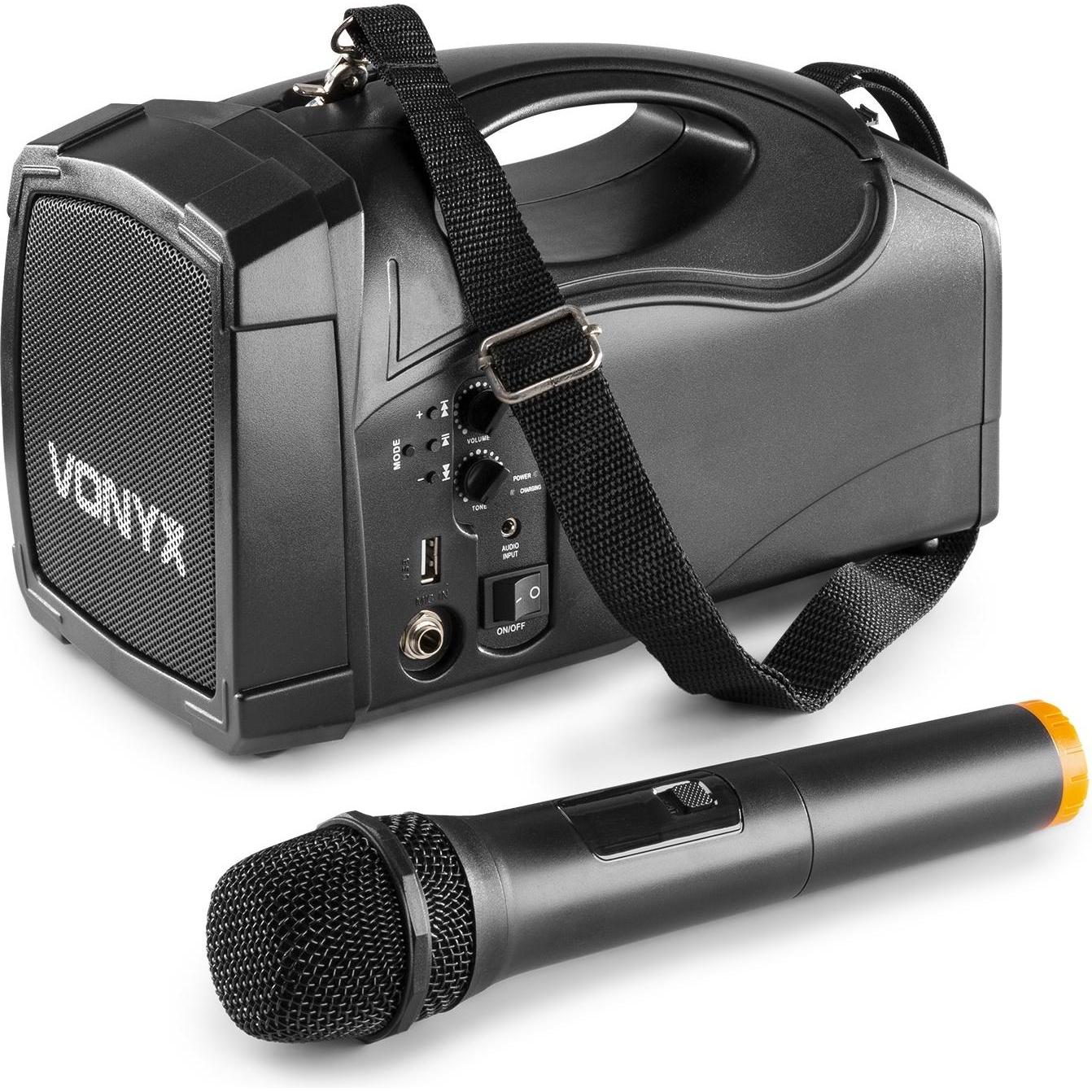 Vonyx PA-System ST014 (Attivo, 1x 30 W), Altoparlante PA, Nero