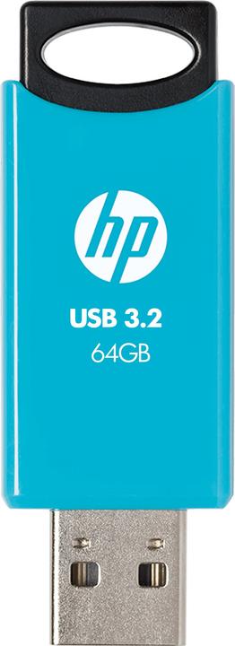 Actual product image HP 64GB 712w Blue USB 3.2 Flash Drive (64 GB, USB-A)