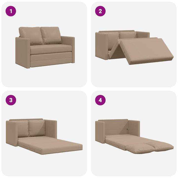 Produktbild vidaXL Bodensofa mit Schlaffunktion (2-Sitzer)