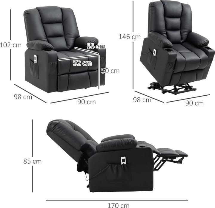Produktbild Jamb Massagesessel mit Aufstehhilfe
