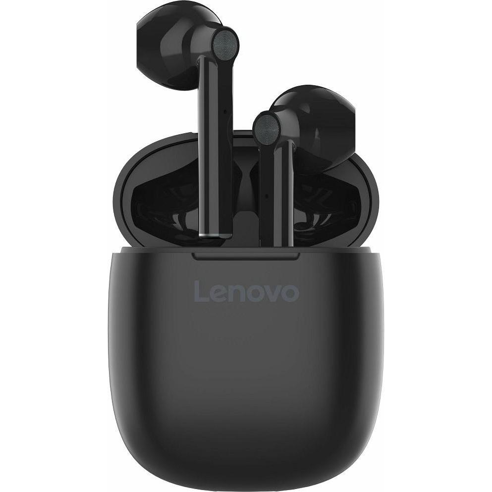 Lenovo Auricolari Bluetooth 5.0 Ipx5 Water Resistant Ht30 Black, Kopfhörer, Schwarz