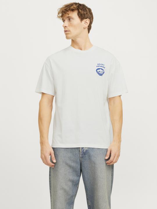 Actual product image Jack & Jones Jjcharge Printed Tee Ss Crew Neck Ln (XL)