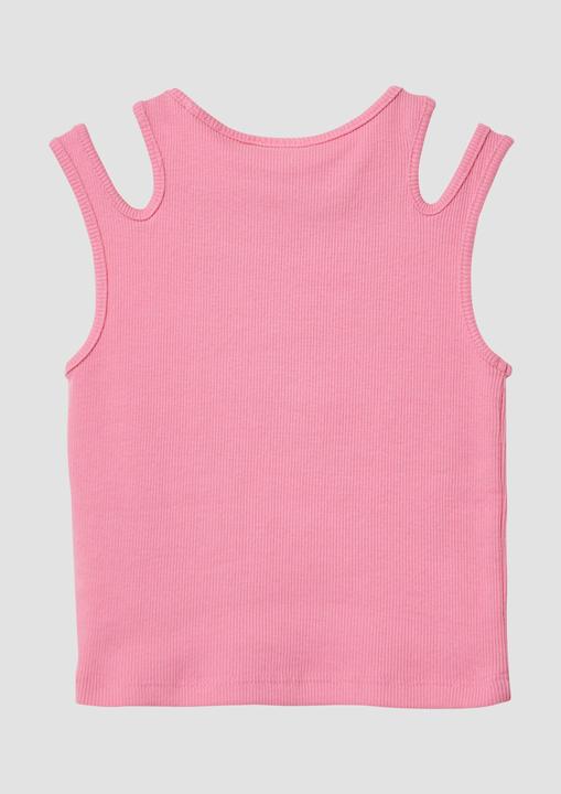 Produktbild S.Oliver T-Shirt Geripptes Tanktop mit Cut-outs (128, 134)
