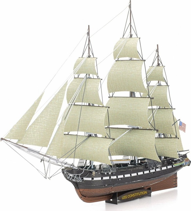 Actual product image Metal Earth USS Constitution
